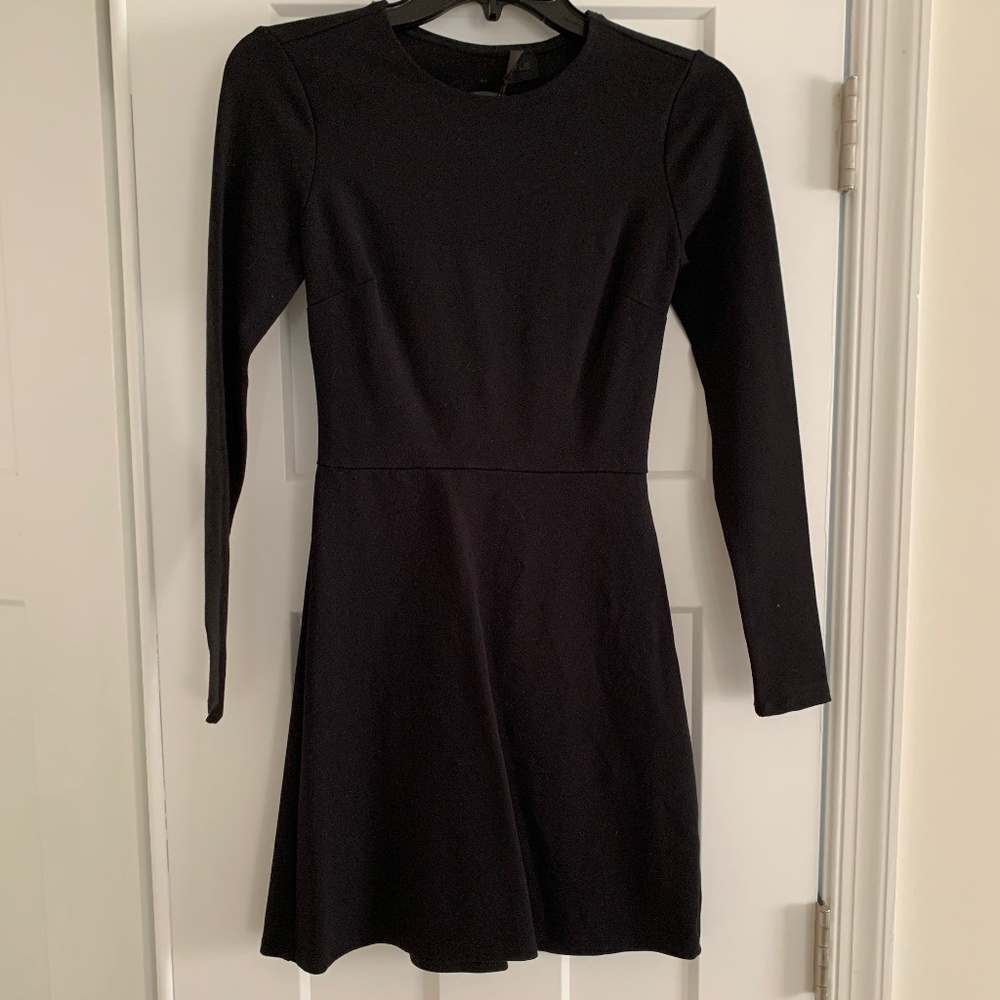 Kendall and Kylie Open Back Black Dress